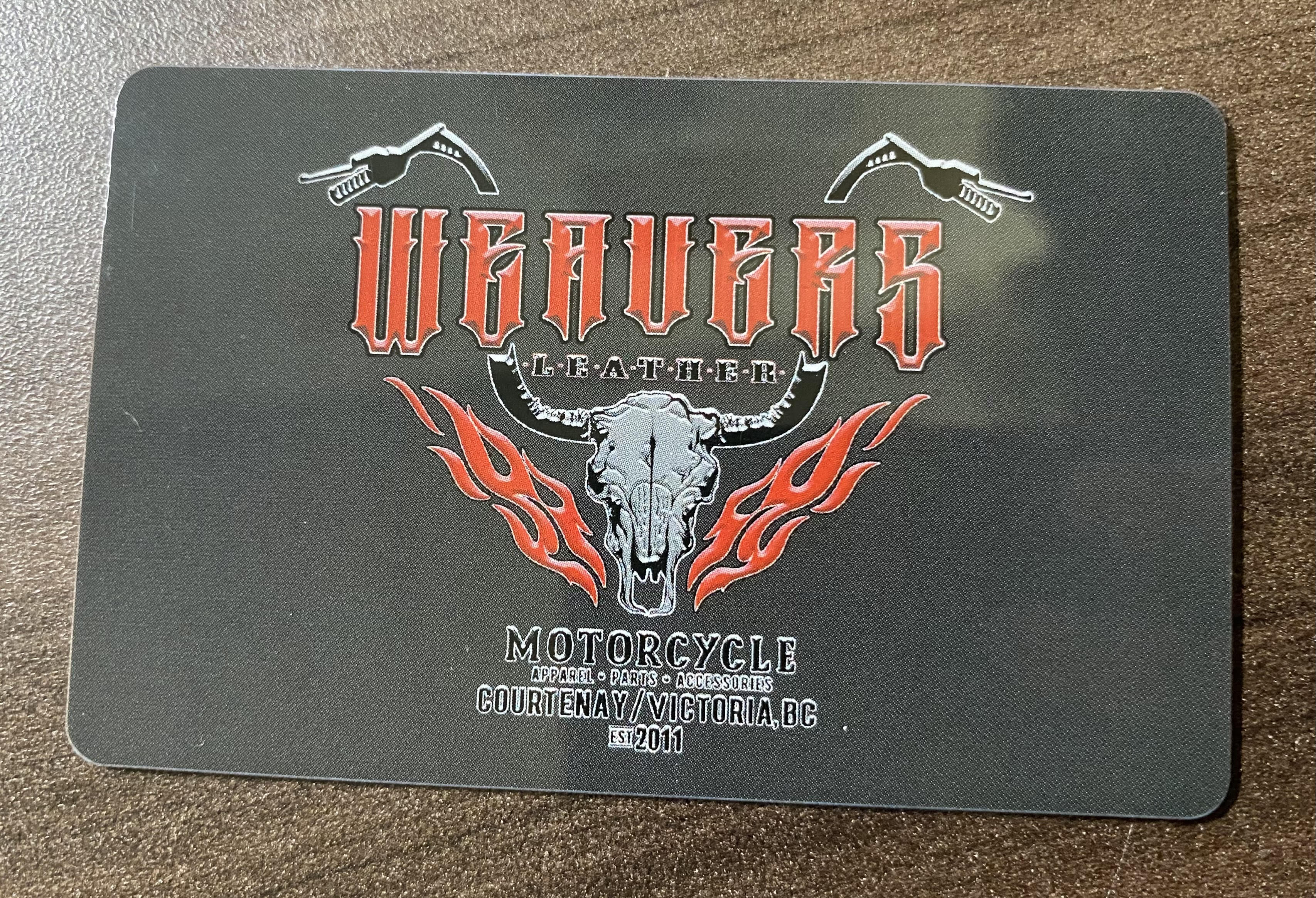 weavers gift card